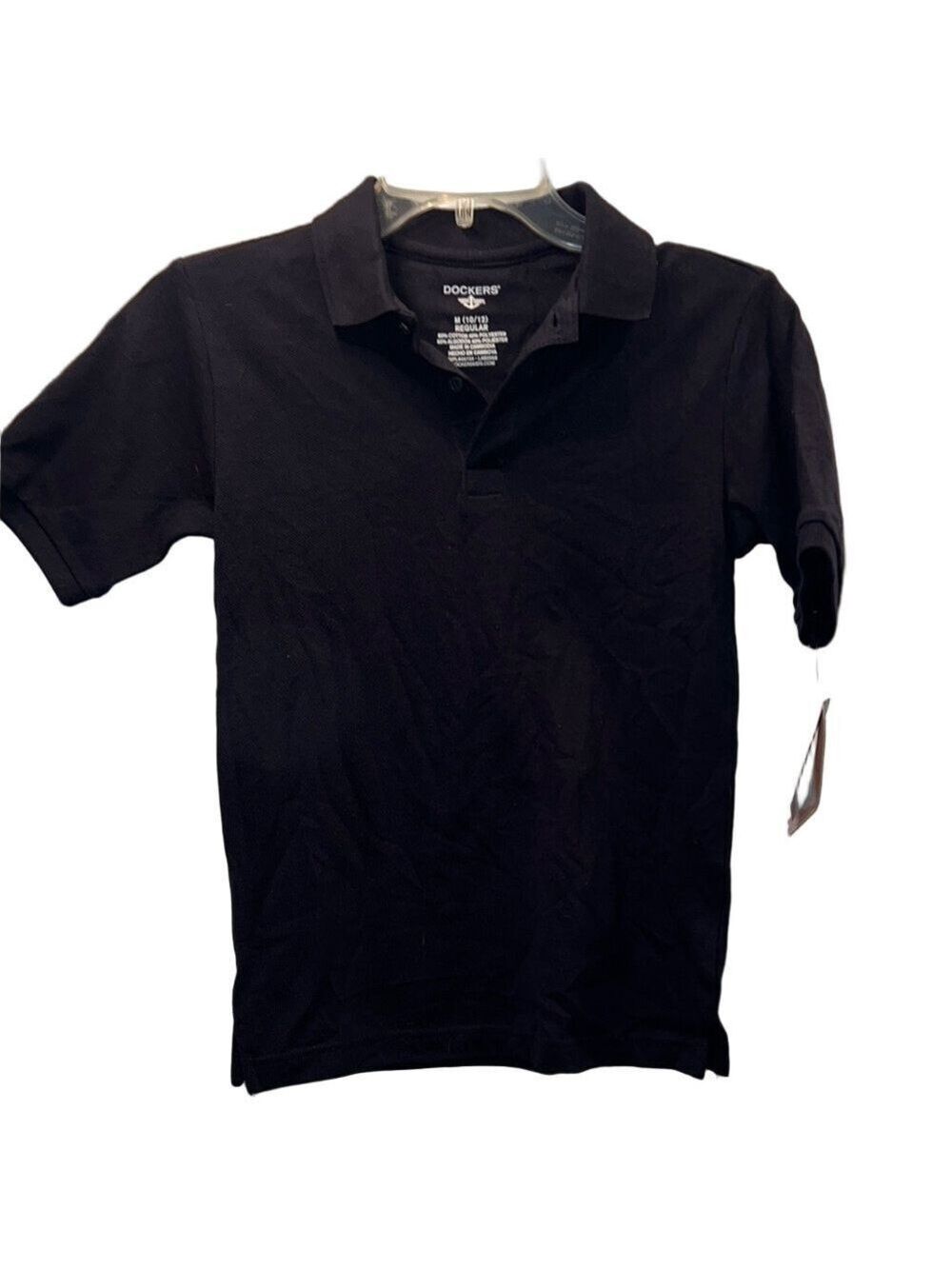 Dockers Boys Classic Navy Polo Shirt, Size Medium (10/12)